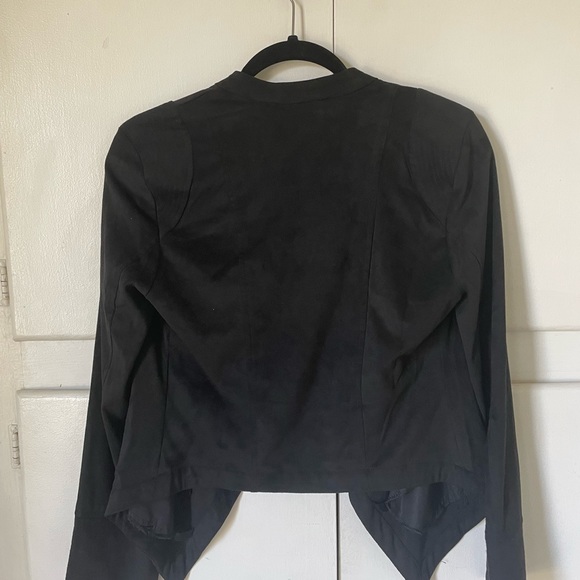 Black faux suede jacket - Picture 2 of 3